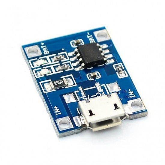 TP4056 1A Li-ion Lithium Battery Charging Module – Micro USB