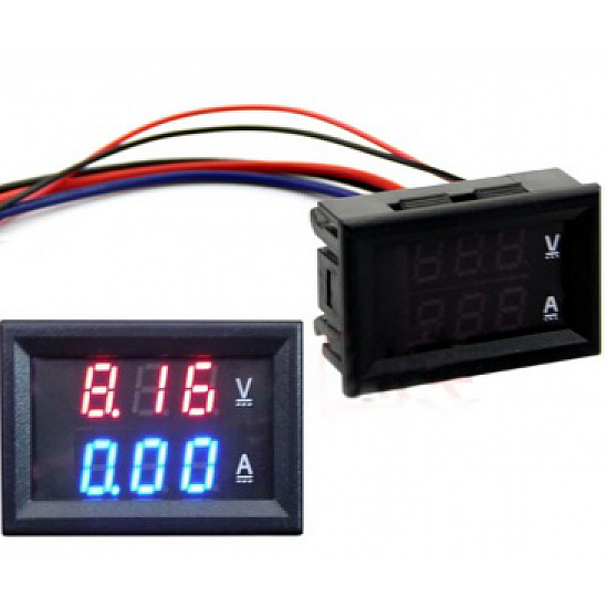 0.28inch DC 100V 100A LED Digital Voltmeter Ammeter with Shunt