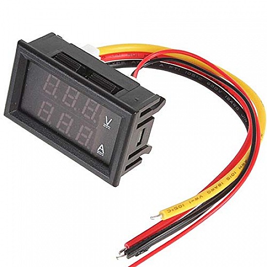 0.28inch DC 100V 100A LED Digital Voltmeter Ammeter