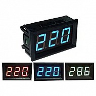 0.56" LED 2 Wires Digital Voltmeter Tester for AC 70-500V - Blue