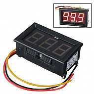 0.56inch 0-100V Three Wire LED Display Digital DC Voltmeter - Red