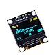 0.96 Inch I2C/IIC 4pin OLED Display Module (Yellow + Blue) Without Soldered Pin