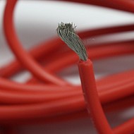 1 Meter Red Silicon Wire 14AWG Heatproof Soft Silicone Silica Gel Wire Cable