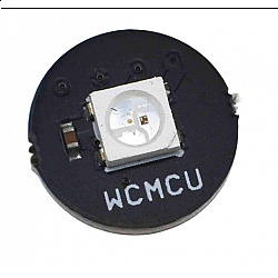 1 Bit WS2812 5050 RGB LED Built-in Full Color Driving Lights Circular Development Board