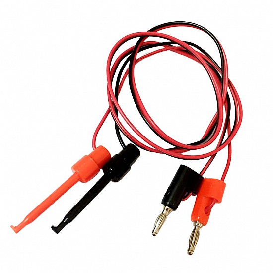 1 Pair Banana Plug to Test Hook Clip for Multimeter