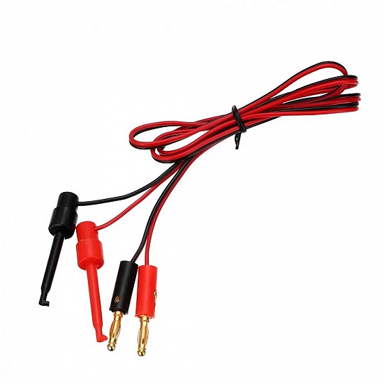 1 Pair Banana Plug to Test Hook Clip for Multimeter