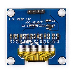 1.3 Inch I2C IIC Blue OLED 4 pin LCD Module 4pin (with VCC GND) - importdukan.com