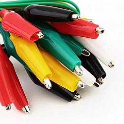 10 pcs of Double-ended Crocodile/Alligator Clips Roach Clips Electrical DIY Test Leads