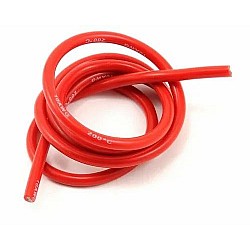 10AWG High Quality Red Silicon Wire - 1 Meter