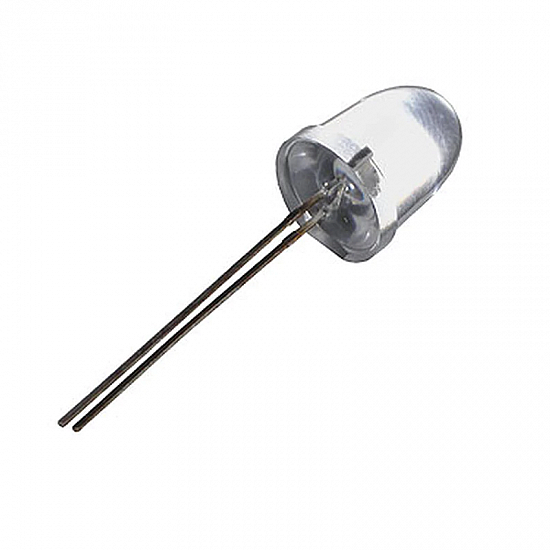 10mm White LED - 5 pcs - LED (Light-emitting Diode) - Electronic Components