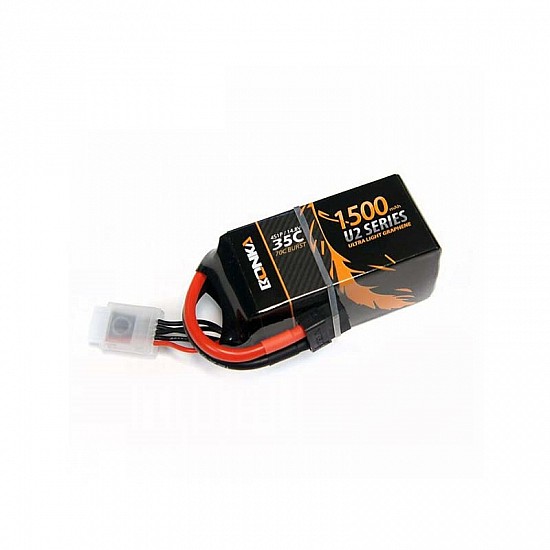 11.1V 1500mAh 35C 3S1P Bonka Lipo Battery - High Quality