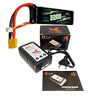 11.1V 2200MAH LiPo Battery With IMax B3 Lipo balance Charger 