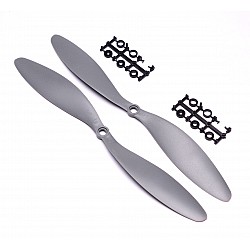 1147 (11X4.7) Glass Fiber Nylon Gray Propellers  1CW + 1CCW- 1pair