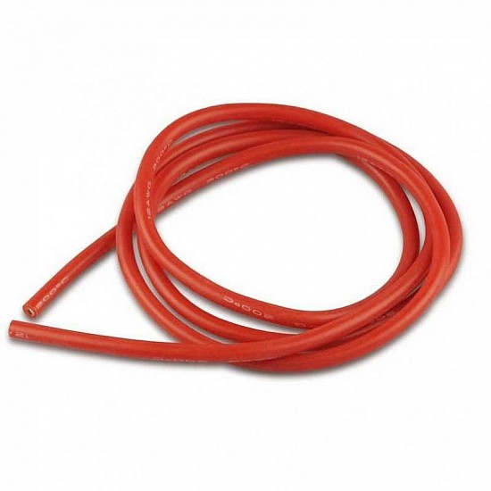 12AWG High Quality Red Silicon Wire - 1Meter