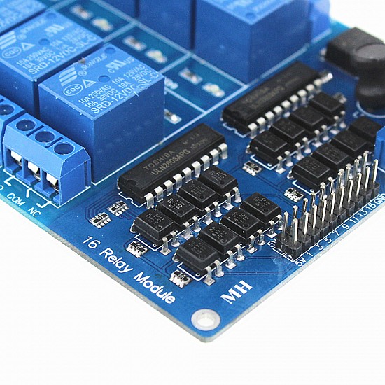 12V 16 Channel Relay Module with Light Coupling LM2576 Power Supply