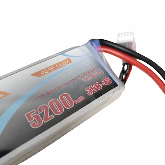 14.8v 5200mah 35C 4S1P Bonka Lipo Battery - High Quality