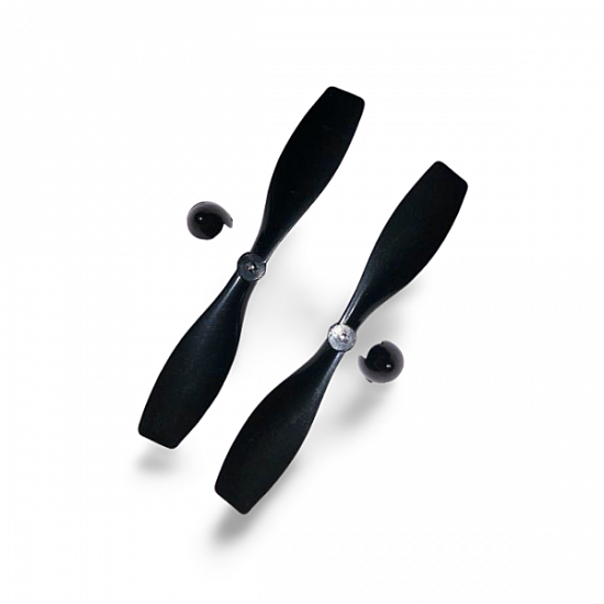 1*75mm Propeller Prop Blade Black (1 Pair)