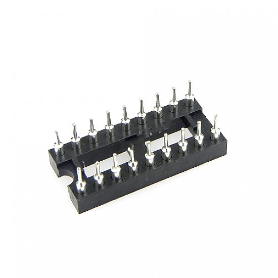 18 Pin Machine tooled IC Socket (Round IC Base)