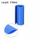 200mm 1-Meter PVC Heat Shrink Sleeve Blue for Lithium Cell Pack