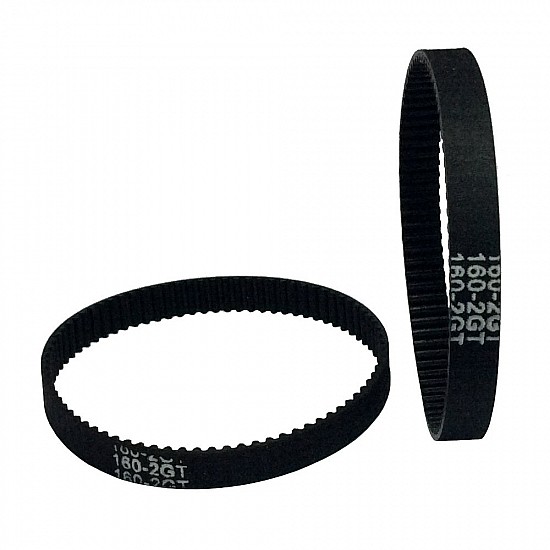 2GT Ring Closed Synchronous Belt Rubber Transmission 160-10MM