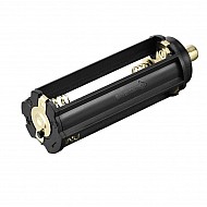 3 x AAA Black Cylindrical Battery Holder 