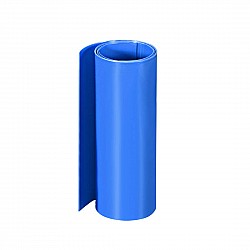 300mm 1-Meter PVC Heat Shrink Sleeve Blue for Lithium Cell Pack