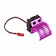 380-390 ElectricMotor Fan Cooling Heatsink-purple