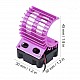 380-390 ElectricMotor Fan Cooling Heatsink-purple