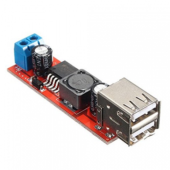 3A Dual USB 6V-40V To 5V Step Down DC Charger Converter Module