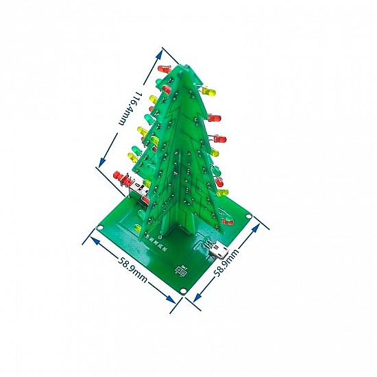 3D Christmas Tree LED DIY Kit