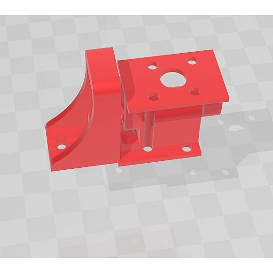 3D Printed Motor mount with tilt mechanism by servo SG90 | 3D Printed Product