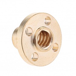 3D Printer CNC Copper Lead Screw Nut 2x8mm for 8mm Lead Screw