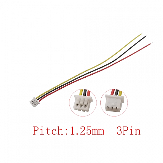 3P 1.25mm Single Head DuPont Terminal Wire