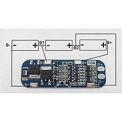 3S 10A 11.1V 18650 Lithium Battery Protection Board