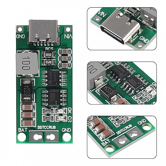 3S-4A |18650 Polymer Lithium Ion Charger Type C to 3S 8.4V 4A Booster Module