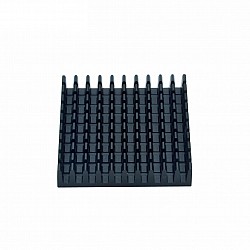 40x40mm Black Aluminum Heatsink Radiator Cooler