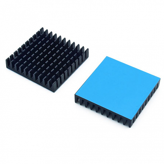 40x40mm Black Aluminum Heatsink Radiator Cooler