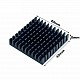 40x40mm Black Aluminum Heatsink Radiator Cooler