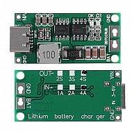 4S-4A |18650 Polymer Lithium Ion Charger Type C to 4S 8.4V 4A Booster Module