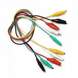 5 pcs of Double-ended Crocodile/Alligator Clips Roach Clips Electrical DIY Test Leads