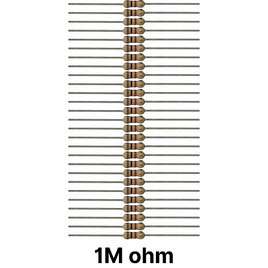 50 piece of 1M ohm Resistor