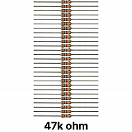 50 piece of 47K ohm Resistor