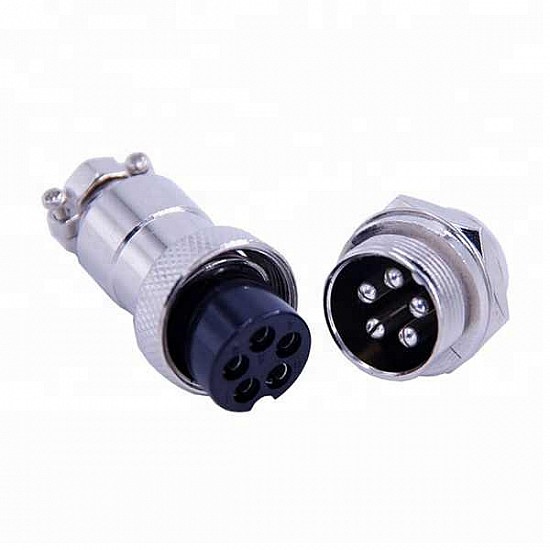 5Pin RS765/GX20 Aviation Plug Connector Set