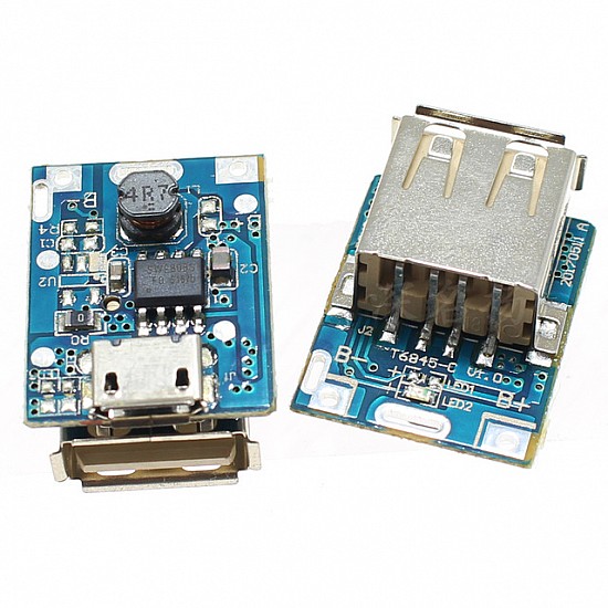 5V Step-Up Power Module Lithium Battery Charging Protection Board USB