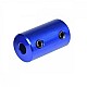 5x6mm Blue Aluminum Alloy Coupling for 3D Printers and CNC Machines