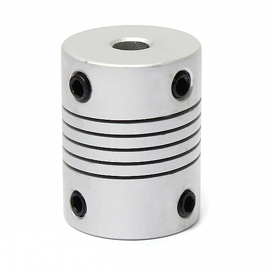 6.35mm X 6.35mm Aluminum Flexible Shaft Coupling