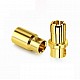 6mm Gold Plated Bullet Banana Connector