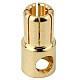 6mm Gold Plated Bullet Banana Connector