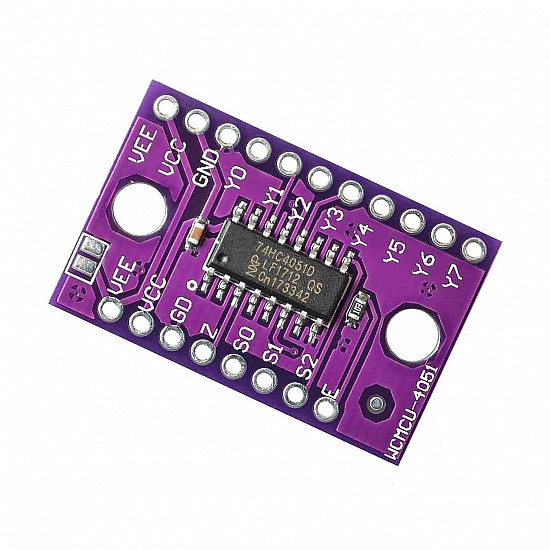 74HC4051 8 Channel  Analog Multiplexer/Demultiplexer Breakout Board for Arduino