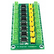 PC817 8 Channel Optocoupler Isolation Board Voltage Control Switching Module